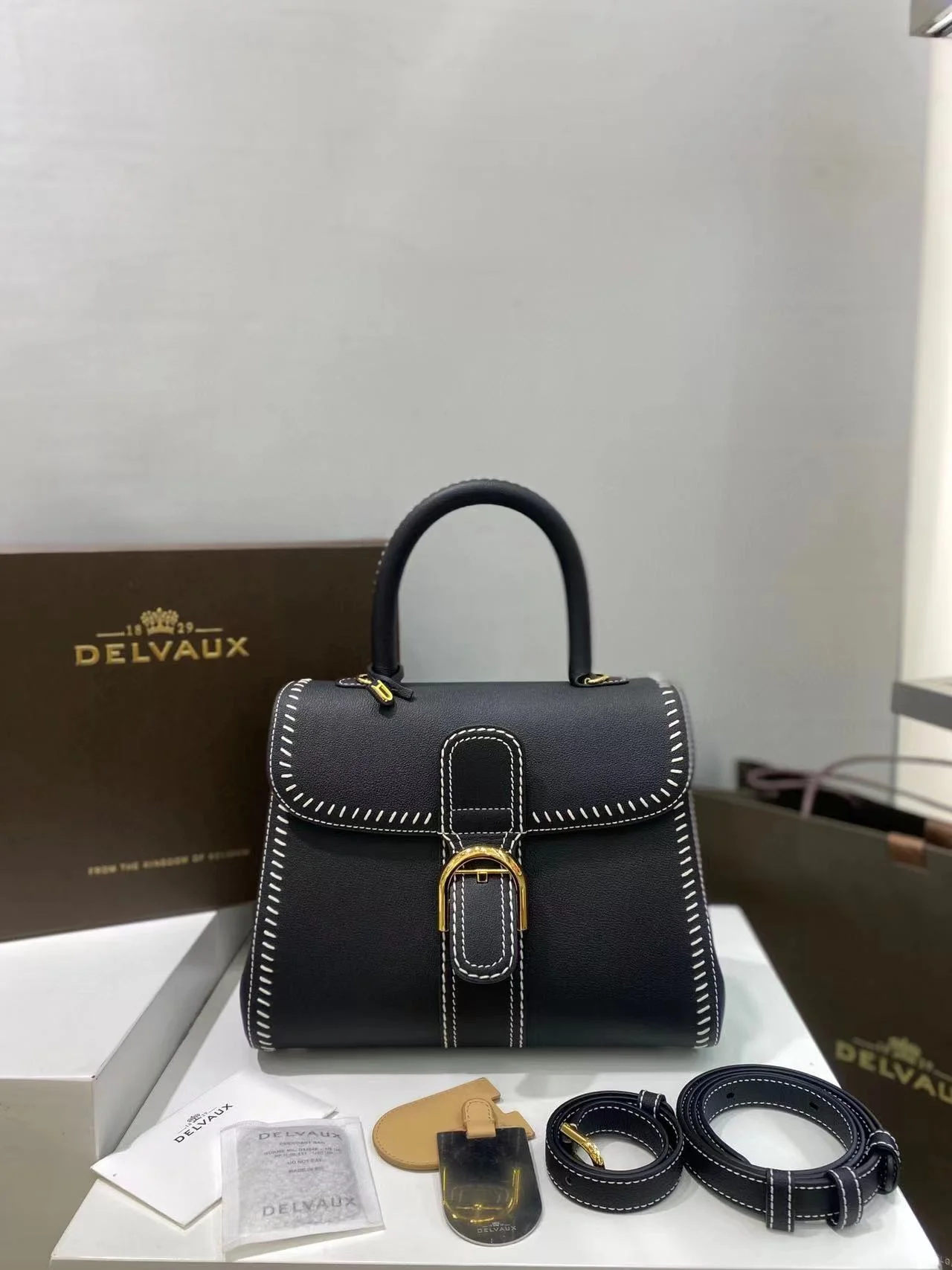DIOR德爾沃外縫手提包