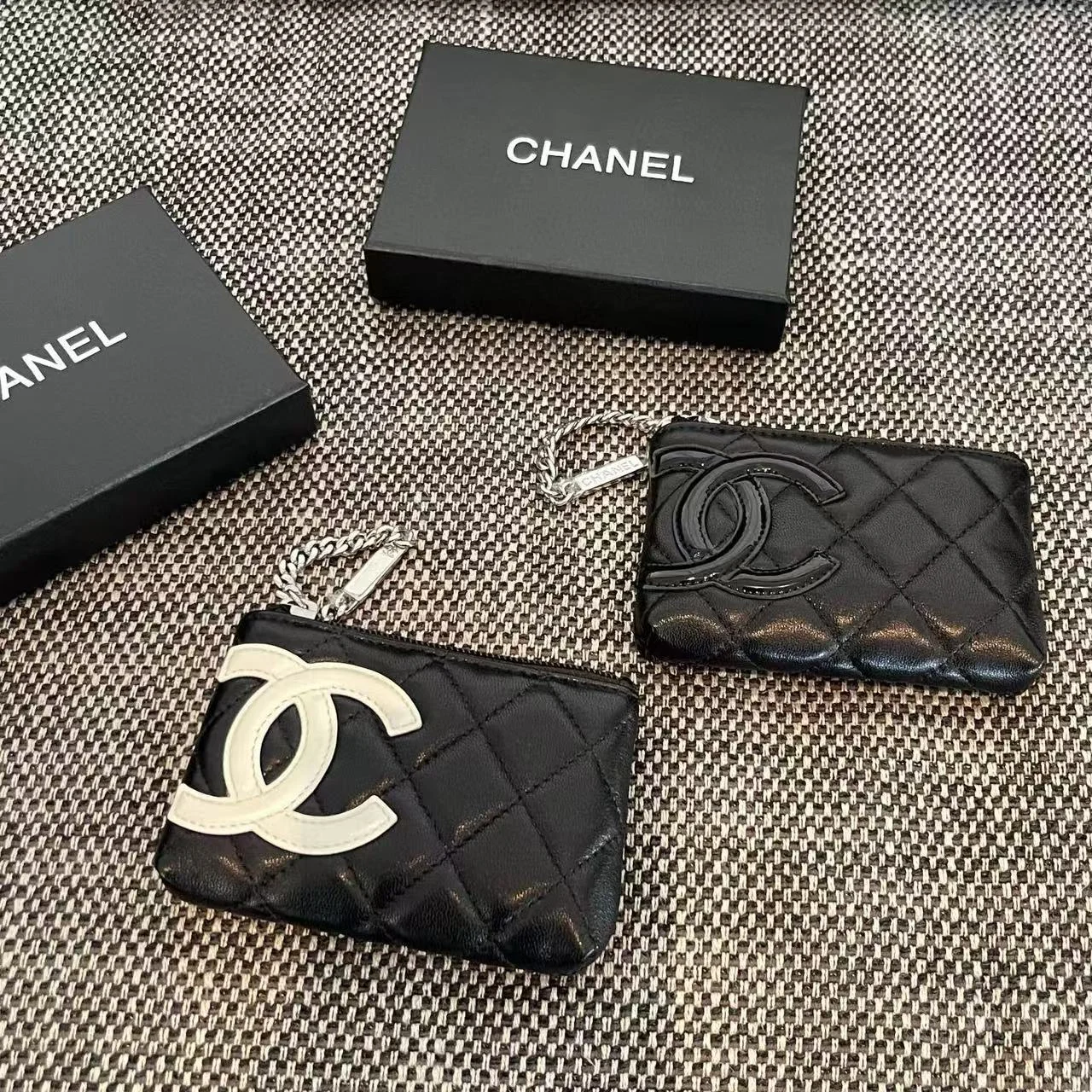 CHANEL中古款康鵬零錢包