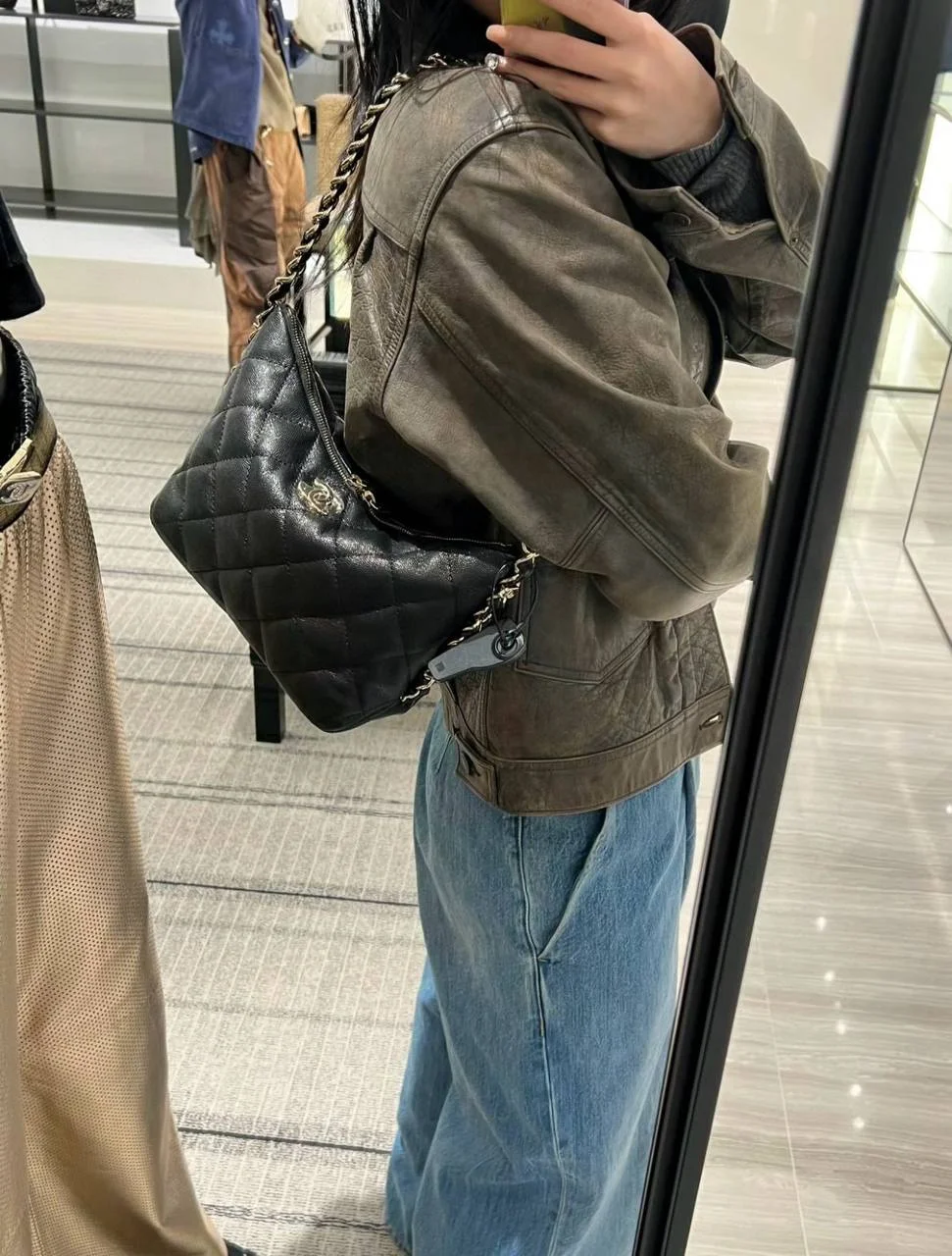 CHANEL24P餃子腋下包