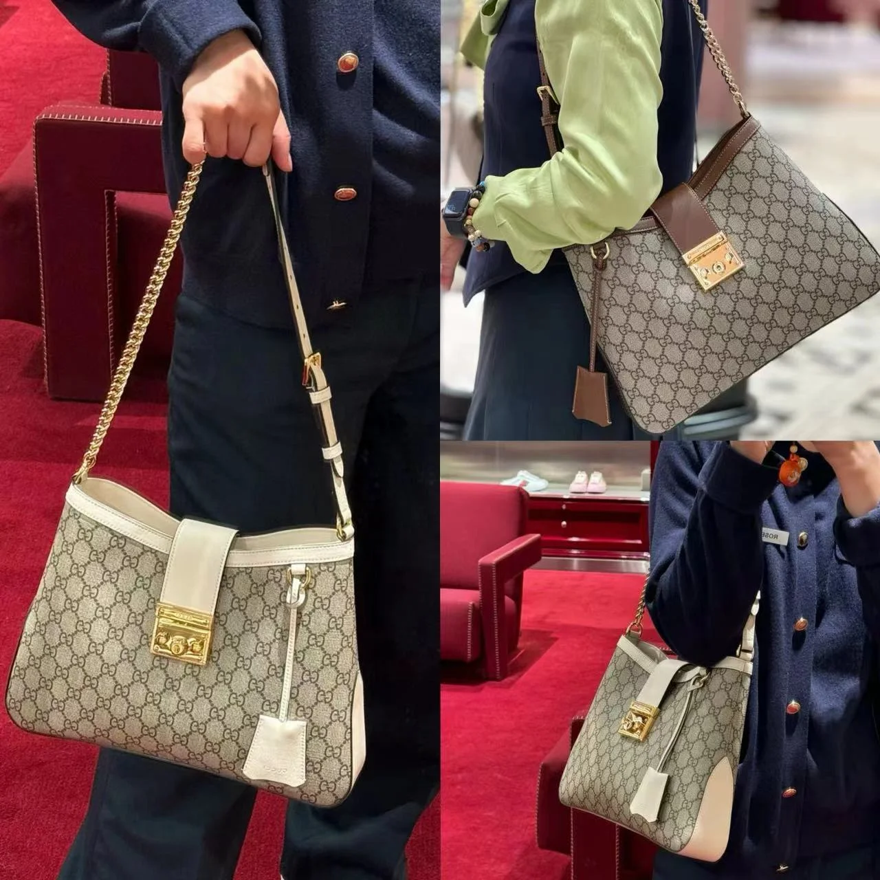 GUCCIPadlock腋下包