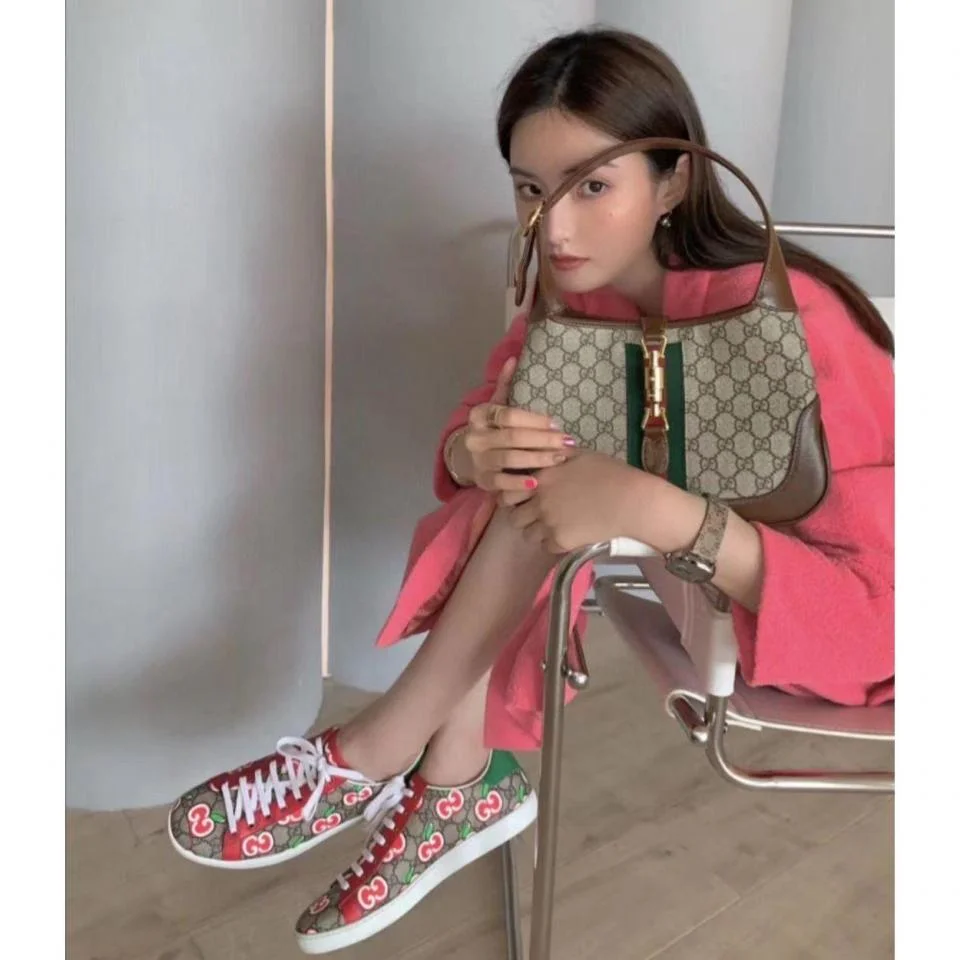 GUCCIJackie 1961老花腋下包斜挎包(小號)