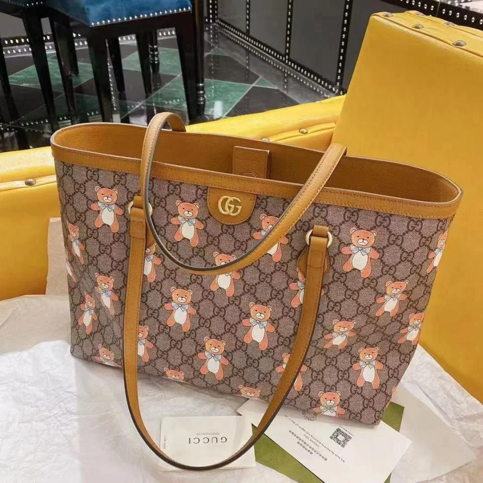 GUCCI小熊系列托特包