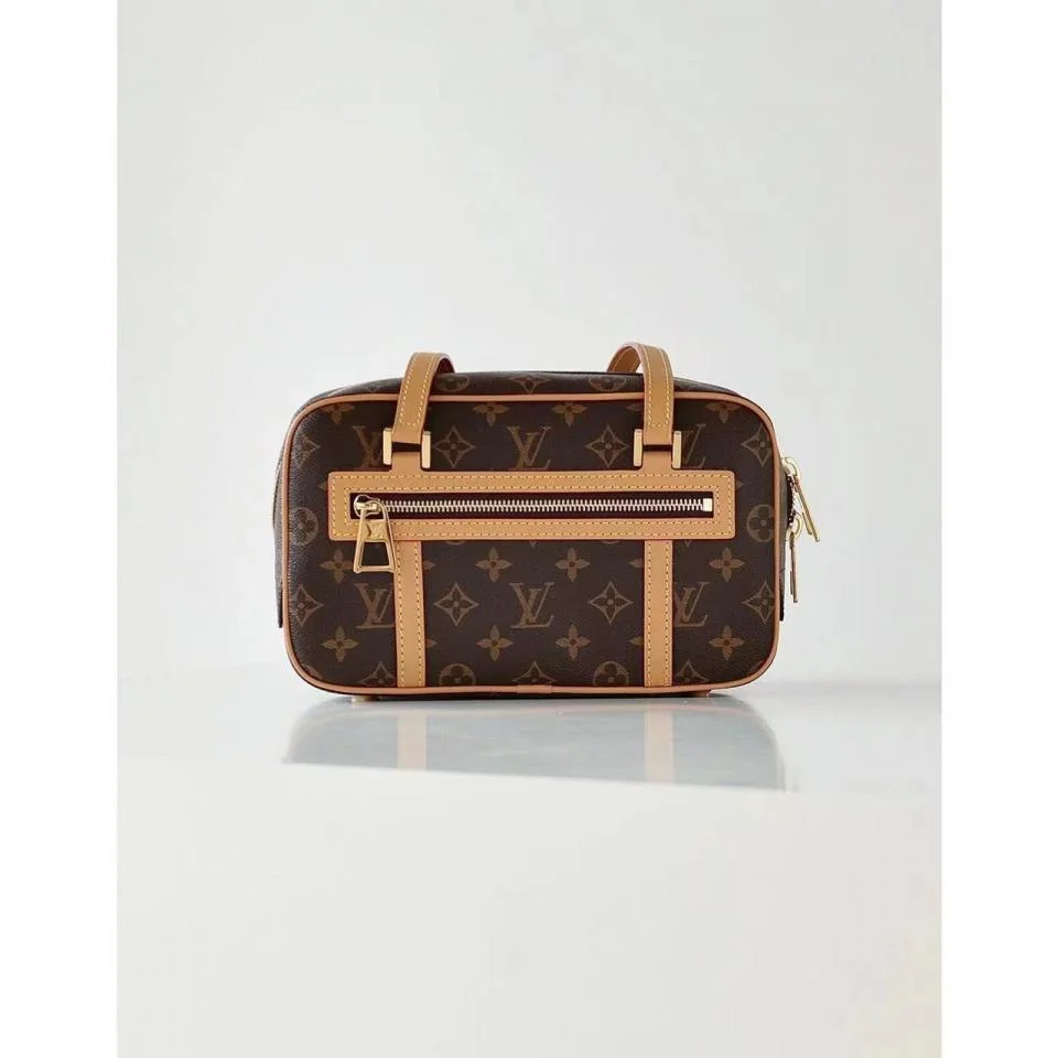 LV中古包系列 Vintage Cite開口笑盒子肩背包