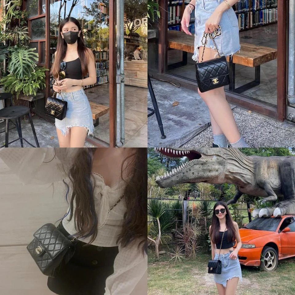 CHANEL22K Mini方胖子口蓋包