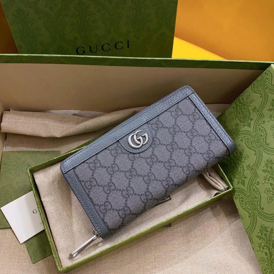 GUCCIOphidia系列拉鏈長夾