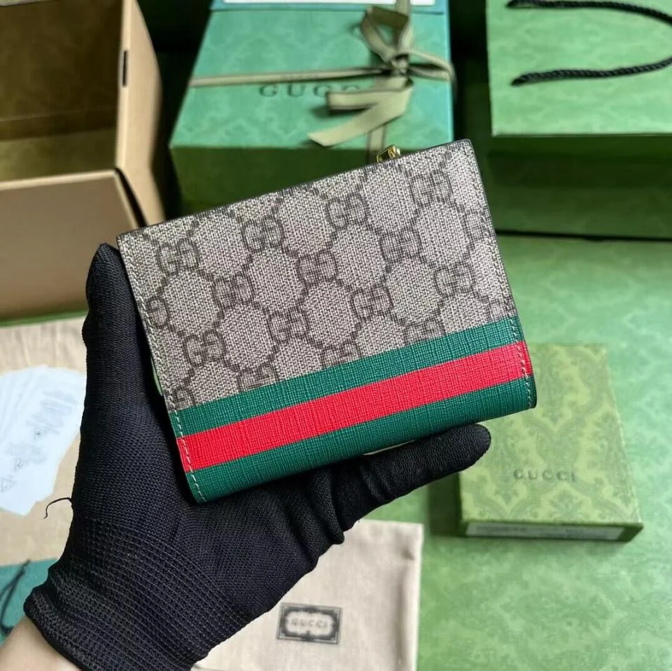 GUCCI聯名款動物印花卡包