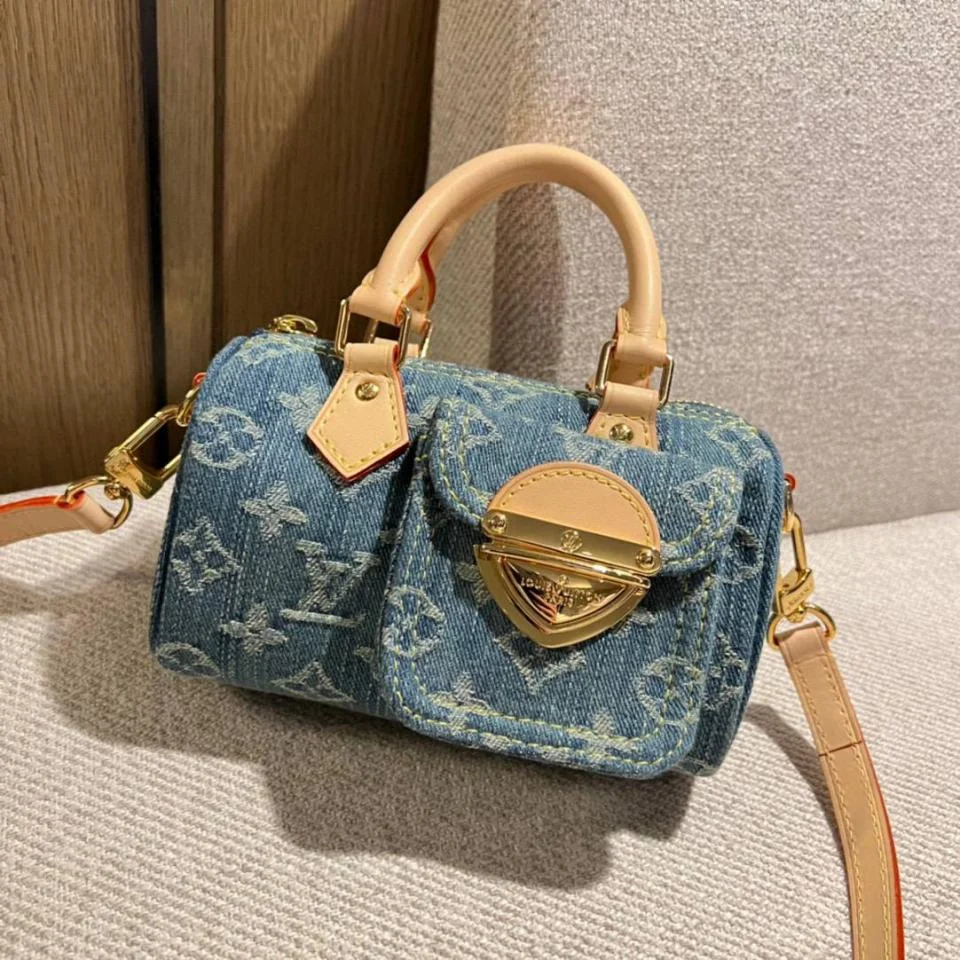 LVNano Speedy牛仔系列枕頭包