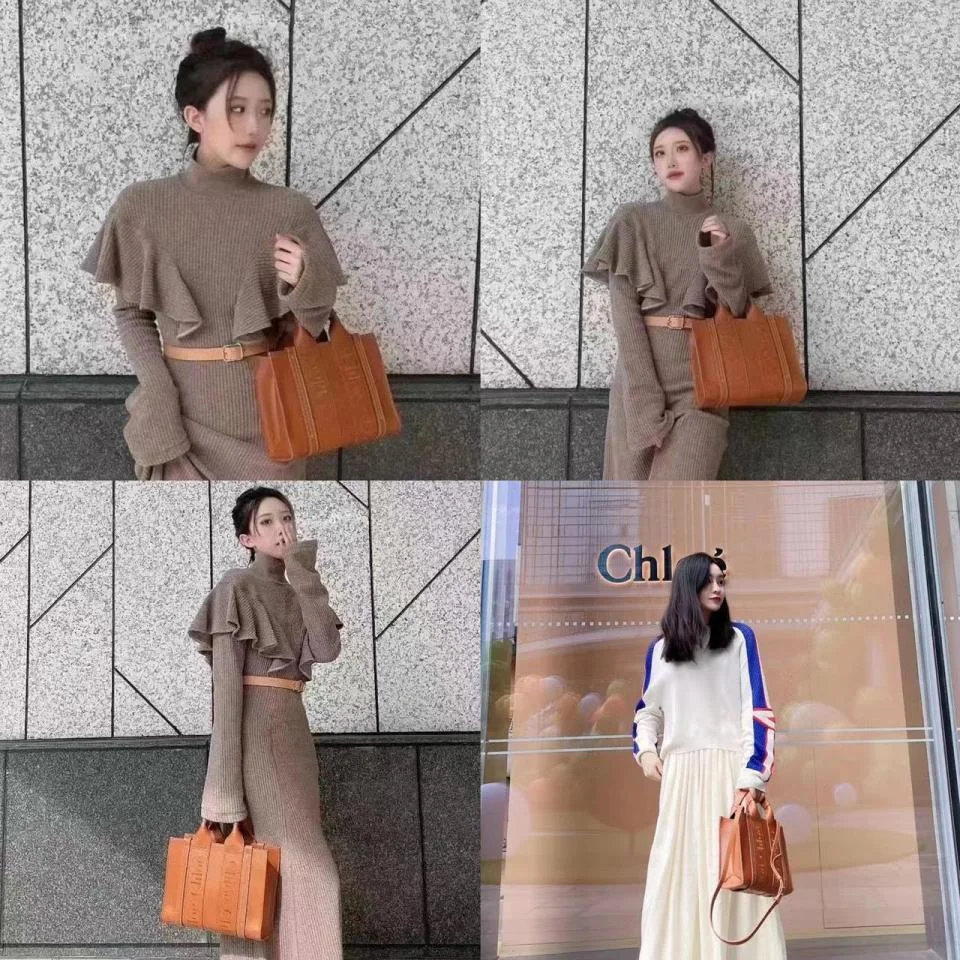 CHANELWoody 全皮質托特包（小號）