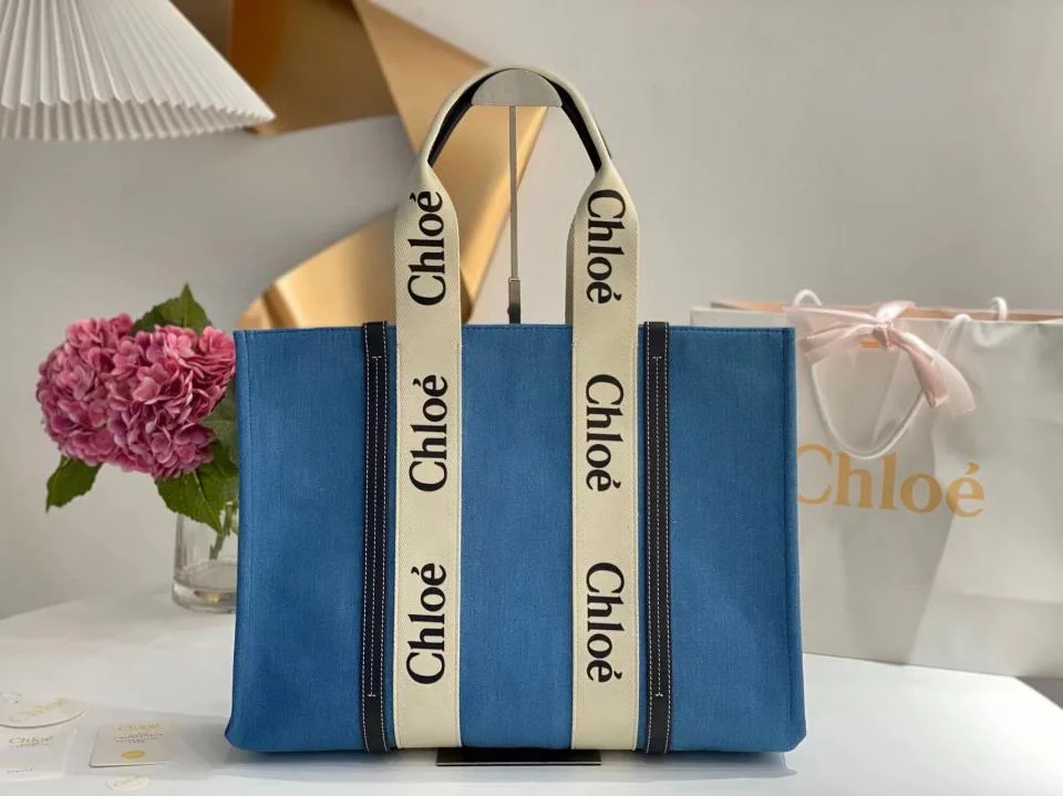 CHANELWoody牛仔托特包（大號）