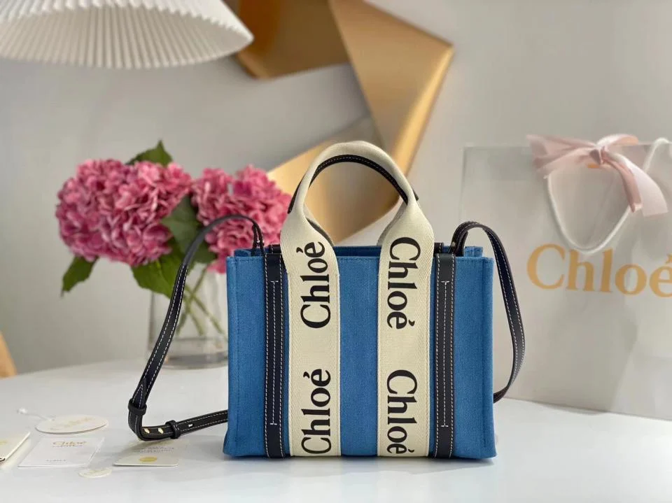 CHANELWoody牛仔托特包（小號）