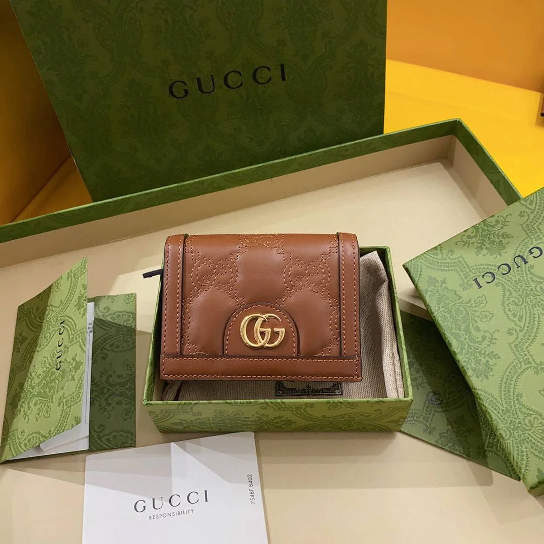 GUCCIMatelassé系列短夾