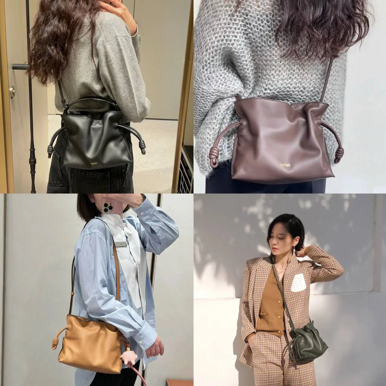 LOEWE燙金字母 Flamenco迷你福袋