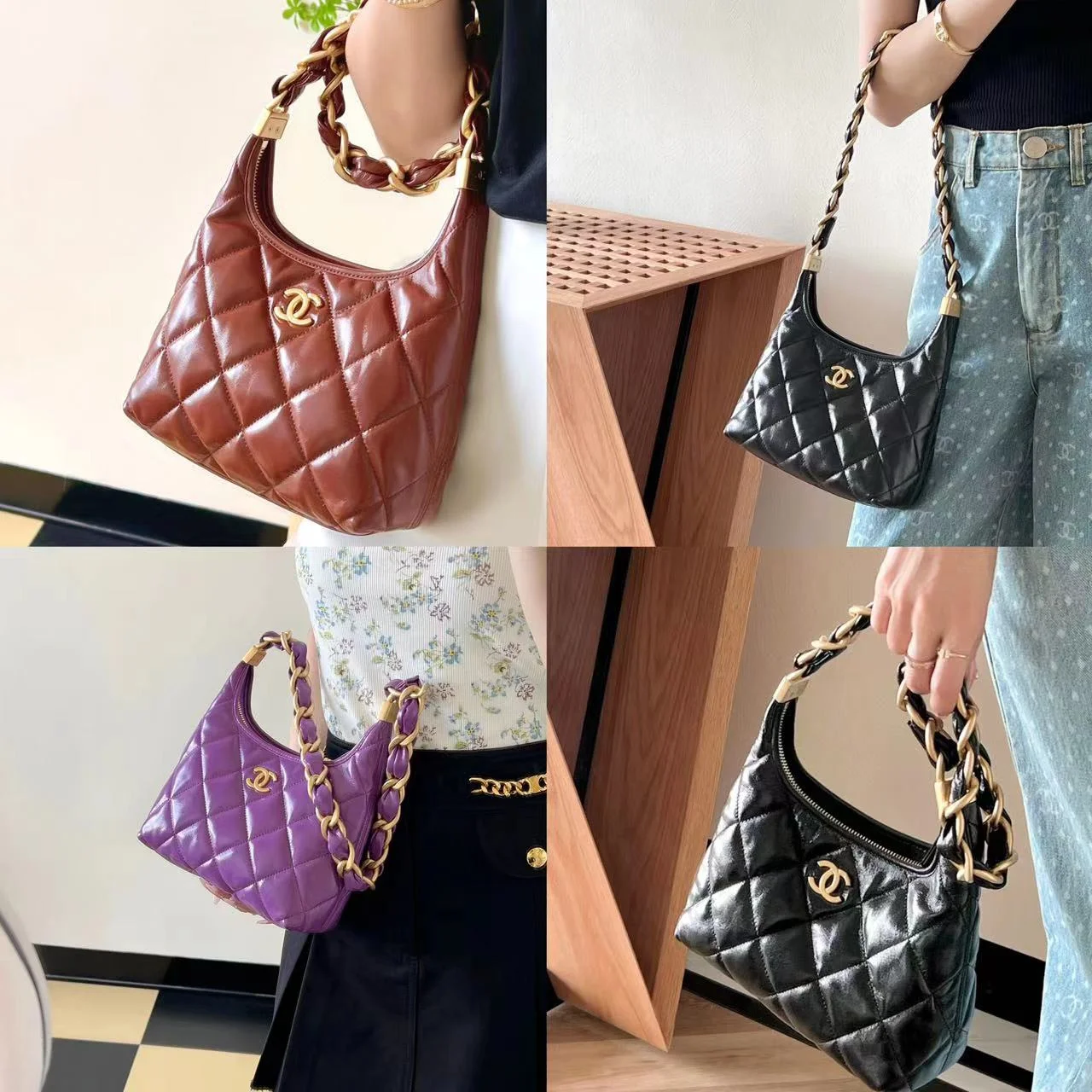 CHANEL24a流浪腋下包(小號)