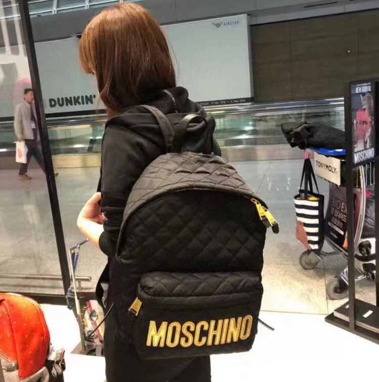 社團限定福利款-Mos家經典菱格後背包