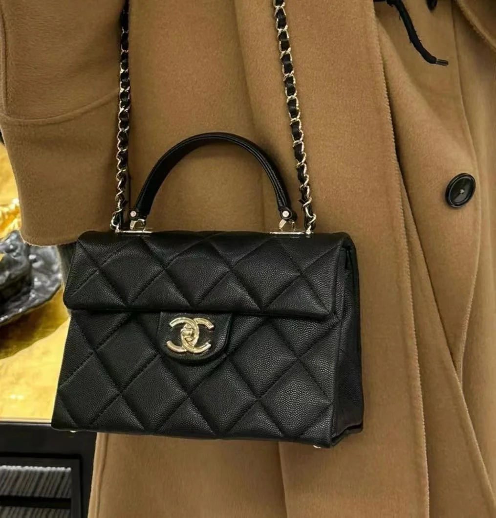 CHANEL24p手柄kelly盒子包(小號)