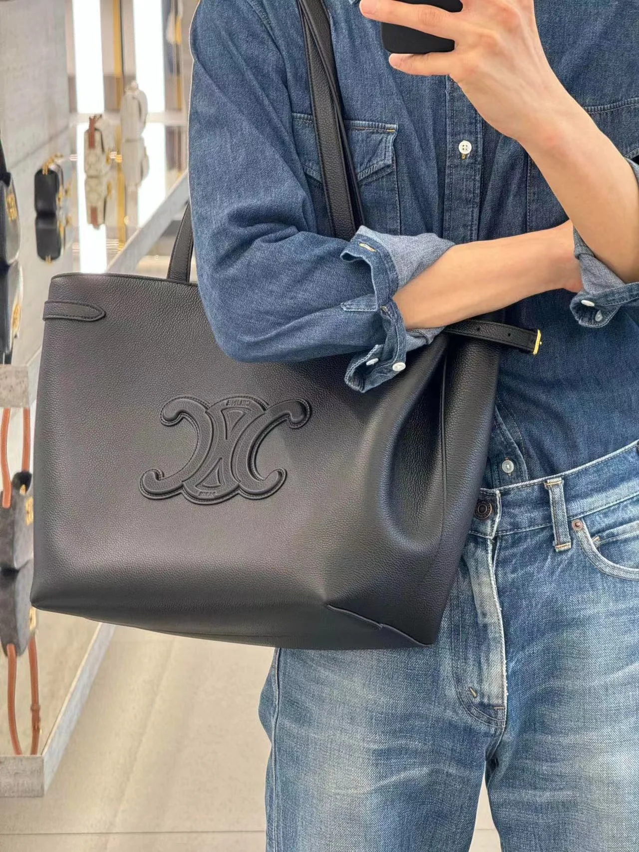 CELINE凱旋門托特包