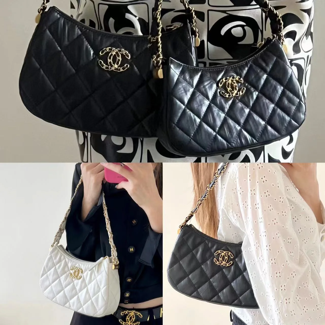 CHANEL19系列Hobo腋下包(大號)
