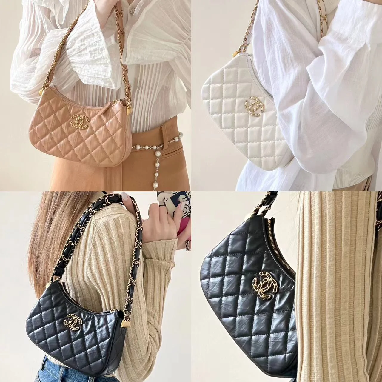 CHANEL19系列Hobo腋下包(小號)