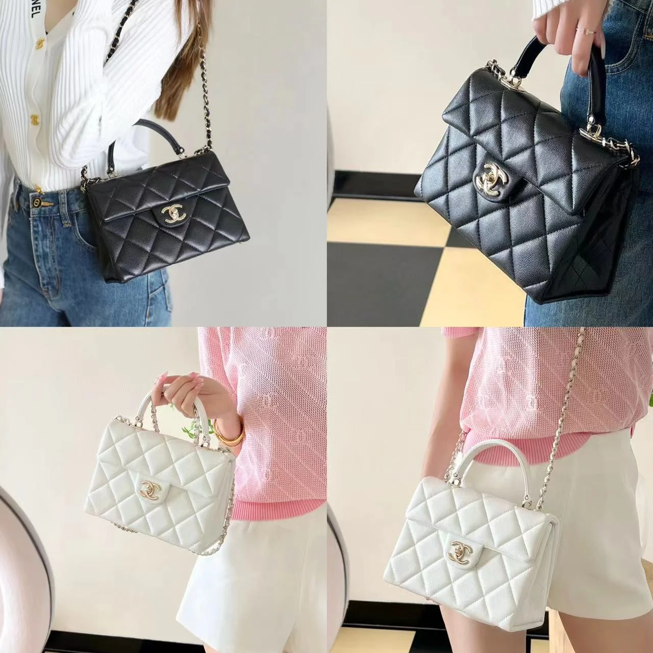 CHANEL24P Kelly手提包