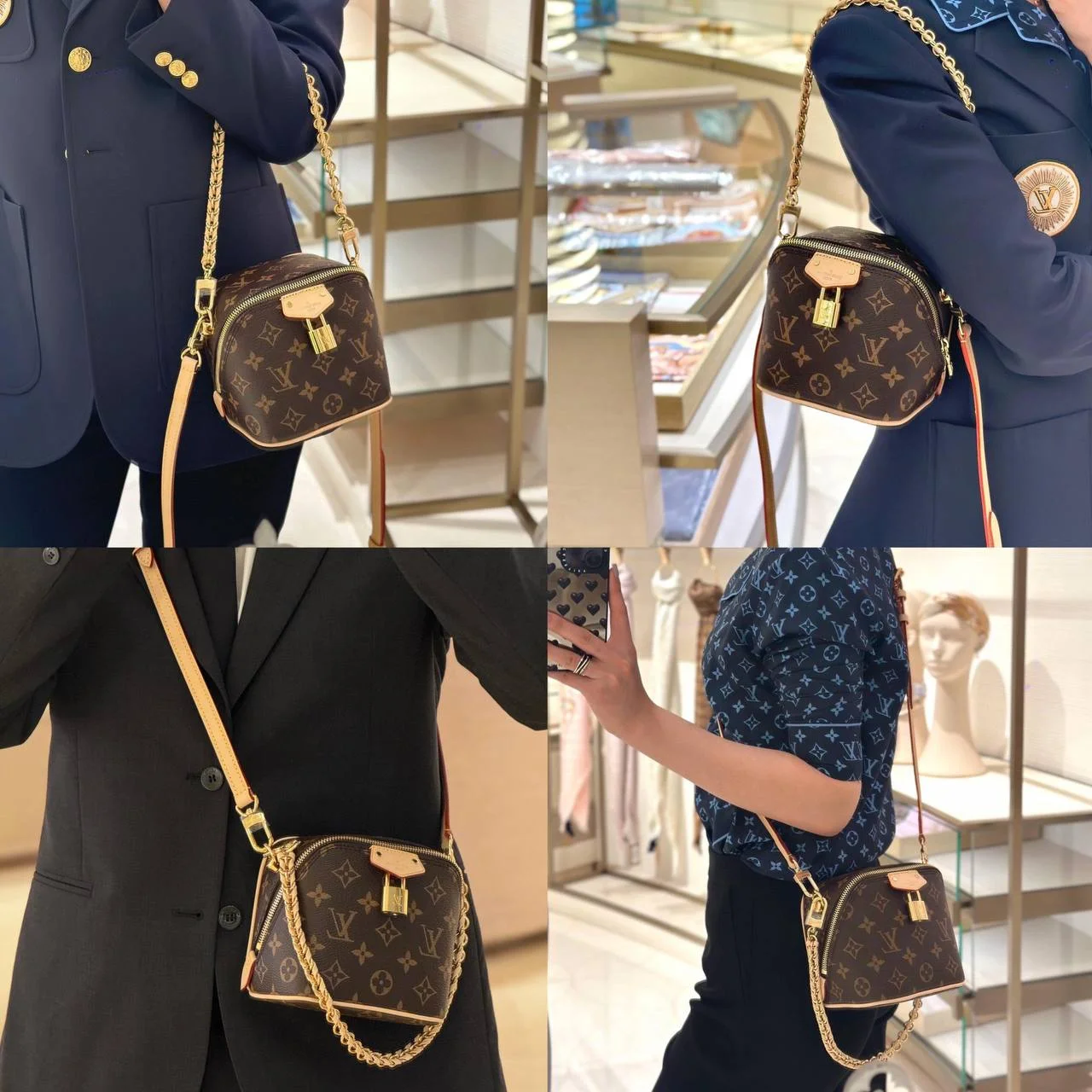 LV方形骰子手袋