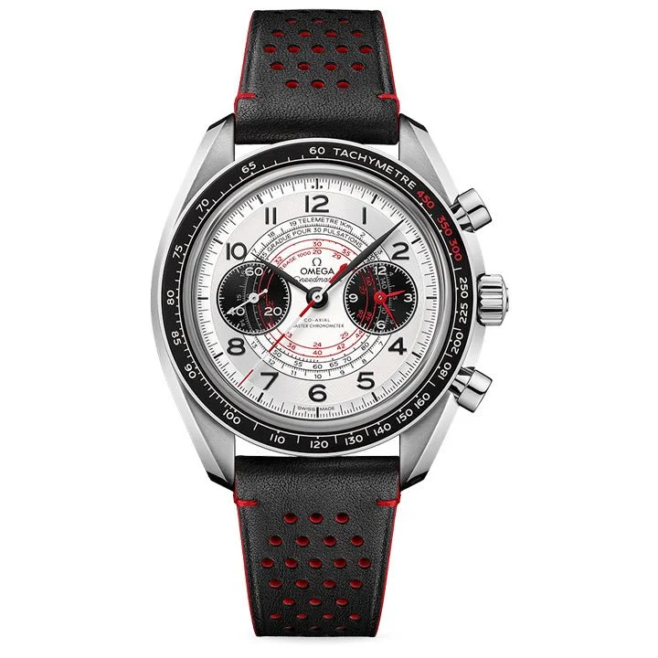 Omega Speedmaster Chronoscope on Perforated Black Leather Strap - 329.32.43.51.02.001