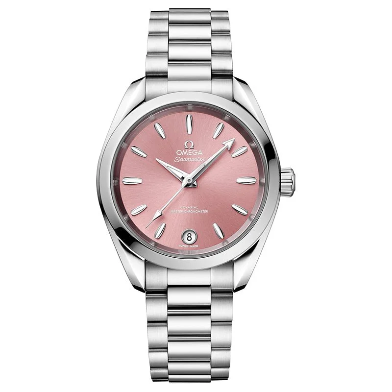 Omega Seamaster Aqua Terra 150m Co-Axial Master Chronometer 34mm Shell Pink- 220.10.34.20.10.003