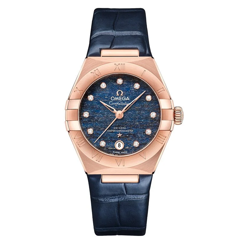 Omega Constellation Co-Axial Master Chronometer 29mm Blue Adventurine- 131.53.29.20.99.001