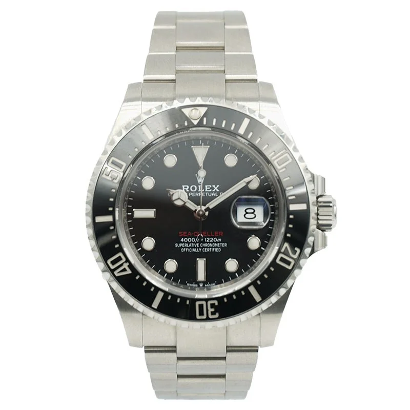 SLD - 03-06-23 - Rolex 43mm Sea-Dweller 126600 B&P '20 Stainless Steel Red Letters