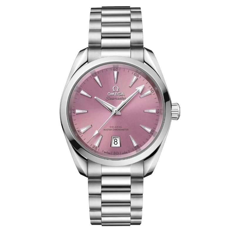 Omega Seamaster Aqua Terra Shades Steel on Steel 38mm Shell Pink - 220.10.38.20.10.005
