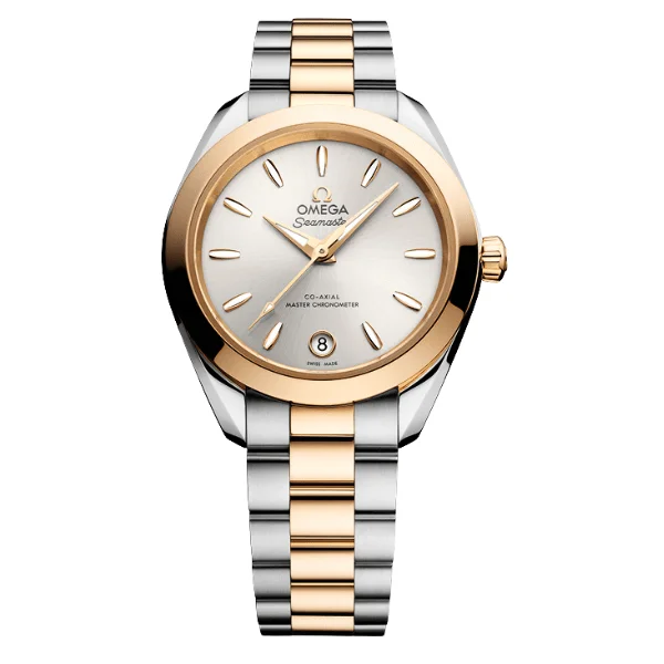 Omega Seamaster Aqua Terra 30mm Two-Tone Silver Dial -  220.20.30.20.02.001