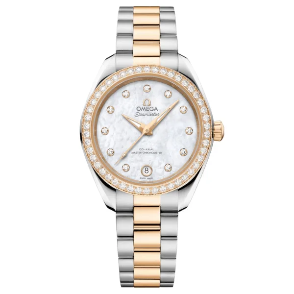 Omega Seamaster Aqua Terra 30mm Two-Tone White Dial -  220.25.30.20.55.001