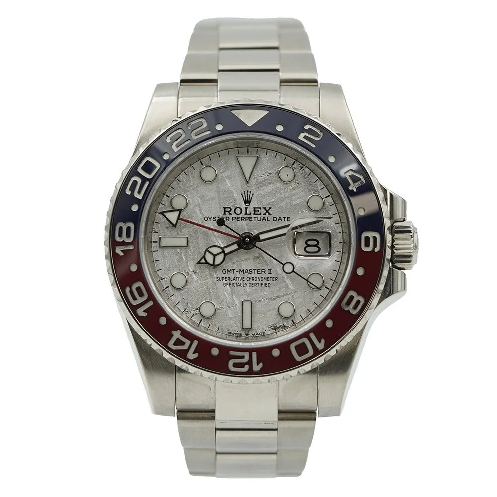 Rolex GMT-Master II 126719BLRO Meteorite Dial Pepsi Bezel B&P 2019