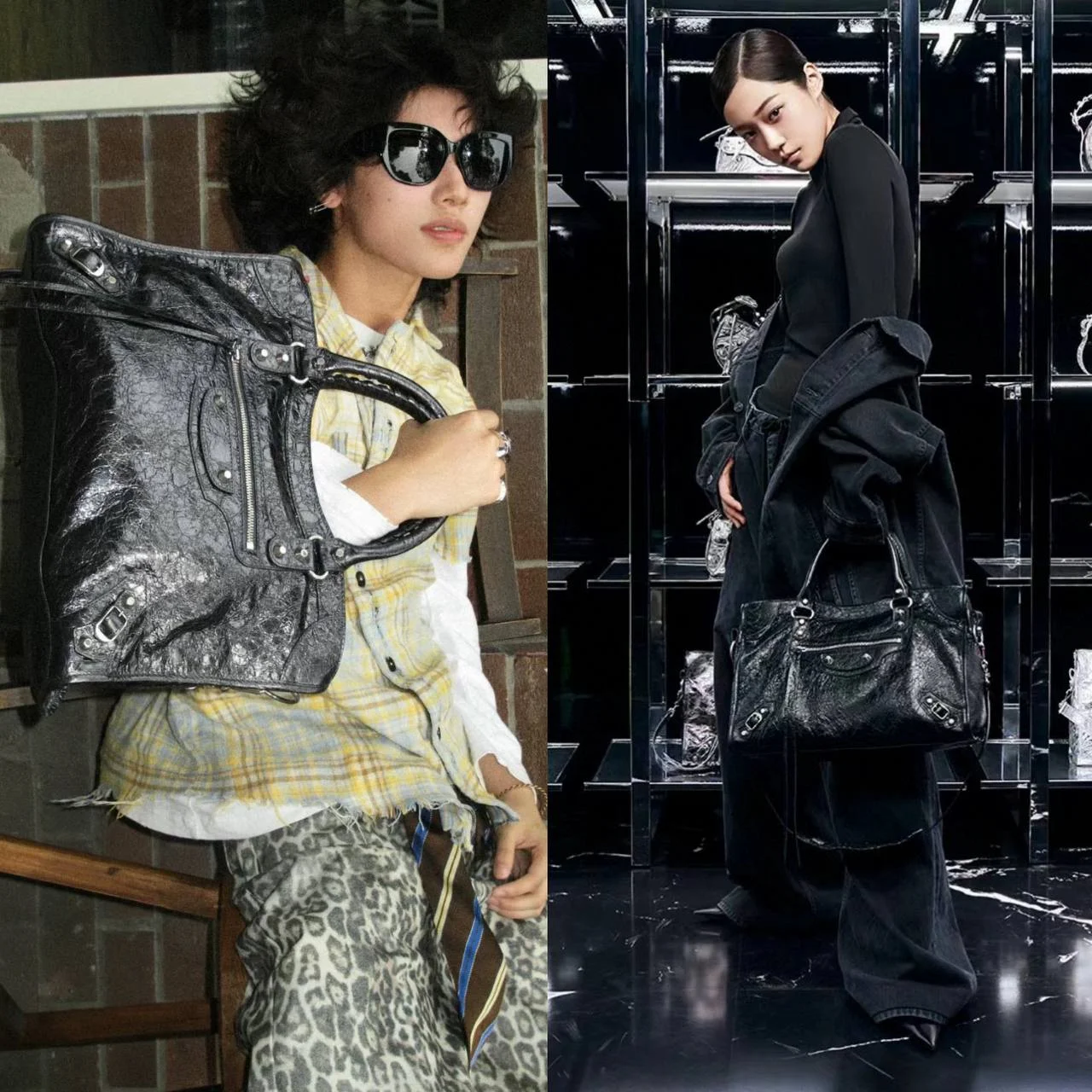 Balenciaga Le City機車包(中號)