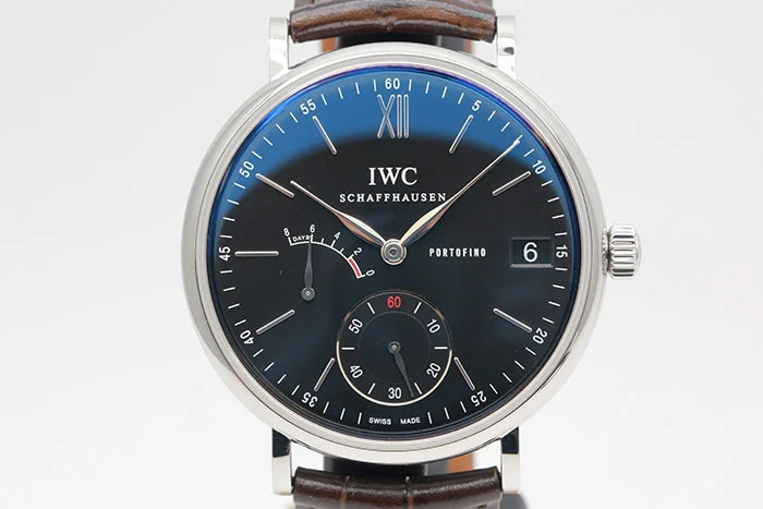 IWC 萬國錶 PORTOFINO系列 IW510102 柏濤菲諾手動上鏈八日動力儲存腕錶 45mm