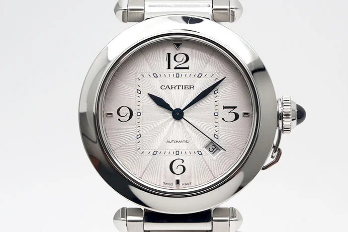 Cartier 卡地亞 Pasha系列 WSPA0009 鋼製大型款另附黑灰色原廠皮帶搭配 1847MC自動上鍊機芯 2022.01盒單齊全 41mm