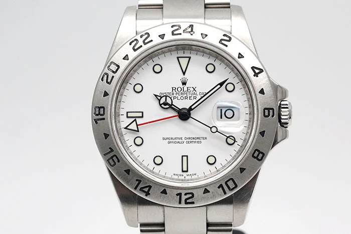 Rolex 勞力士 ExplorerII 16570 探險家二號白面款 第二地時區顯示後期防偽內圈 3186機芯 2010盒單齊全 40mm