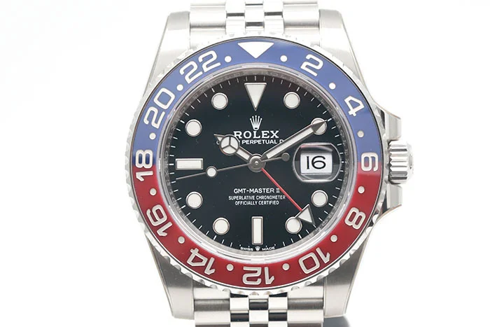 Rolex 勞力士 GMT-MasterII 126710BLRO 格林威治第二地時間顯示 鋼製紅藍雙色陶瓷外圈五珠鍊帶 2021.11盒單齊全 40mm